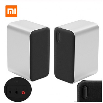 Original Xiaomi Bluetooth Computer Speaker 12W 2.4GHz Double Bass Basin Stereo Portable Aux DSP With Microphone LED Indicator