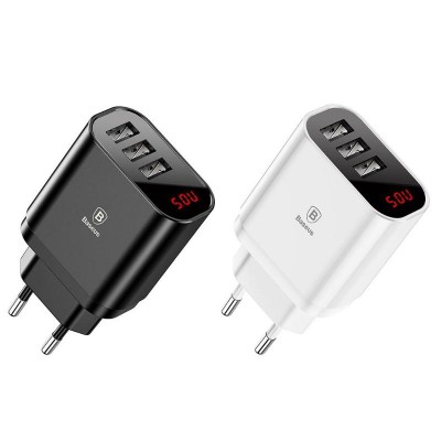 Portable Dual USB Charger 5V 2.1A For iPhone X 8 7 6 Charger EU Plug Fast Wall Charger for Samsung S8 Note 8 Xiaomi Mi 8