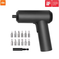 2019 Xiaomi Mijia Electric Screwdriver With 12Pcs S2 Screw Bits 3.6V 2000mah Cordless Rechargeable Electric Screwdriver In Stock